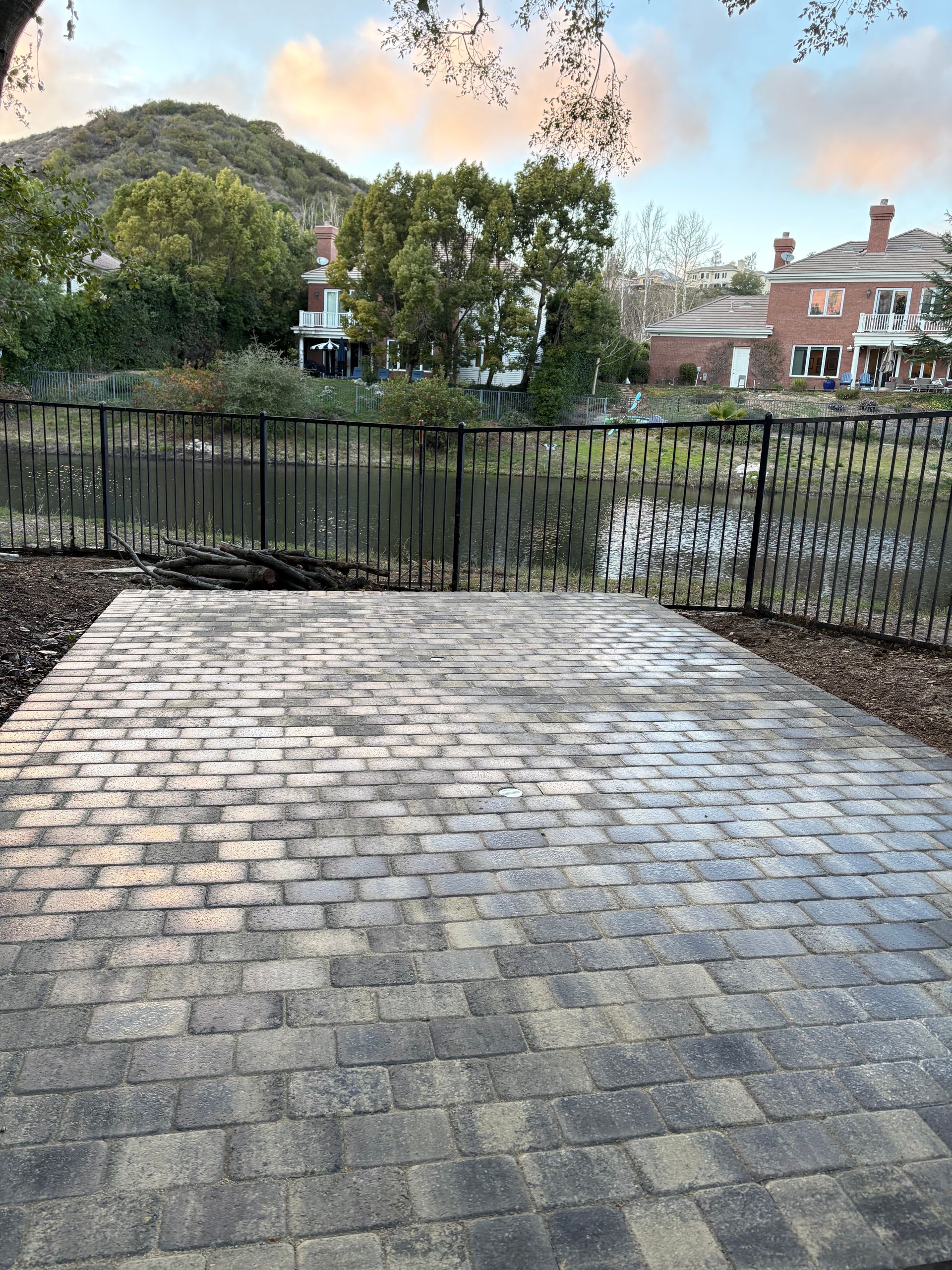Paver Patio by the Water