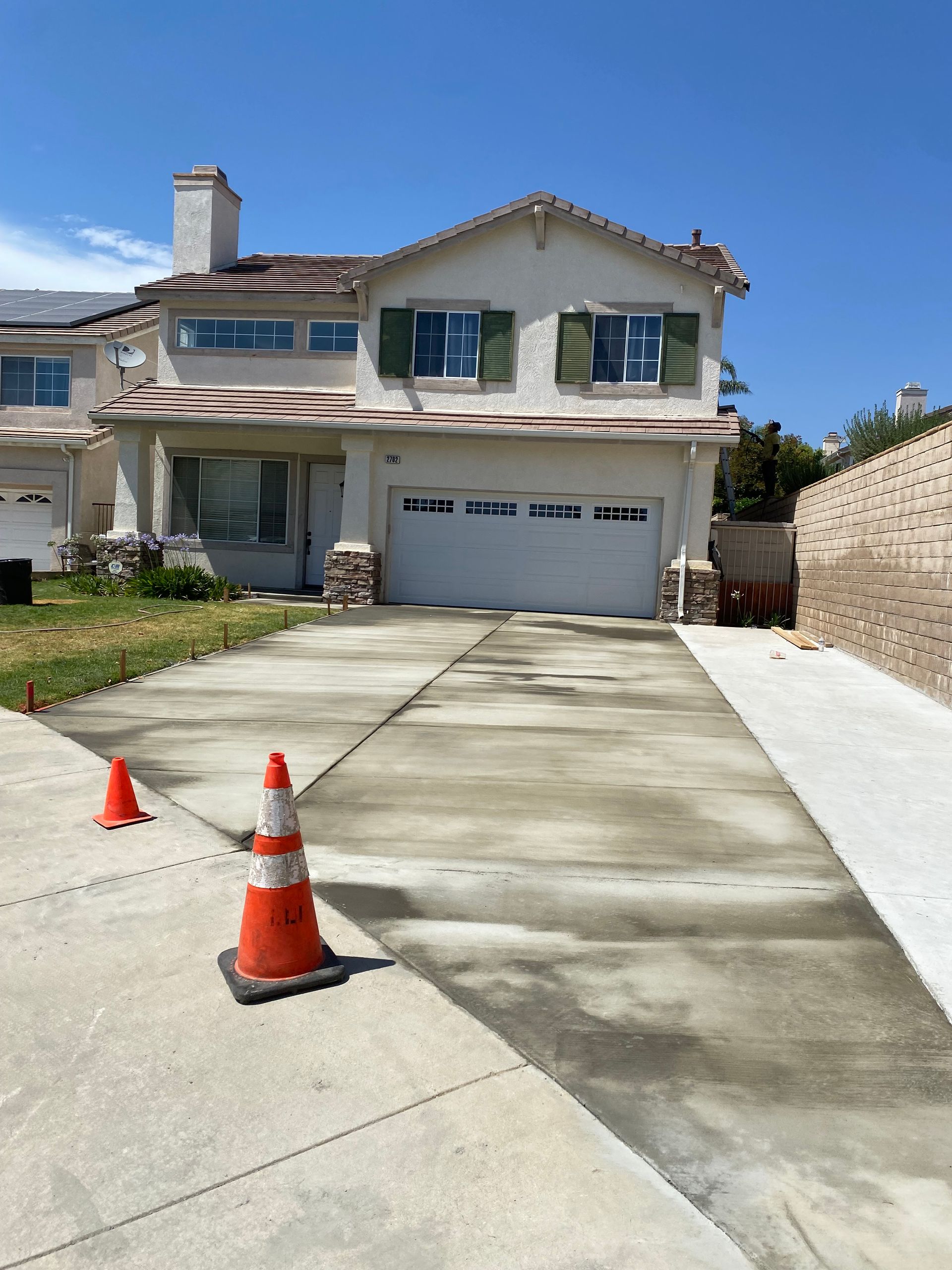 Concrete Driveway Pour